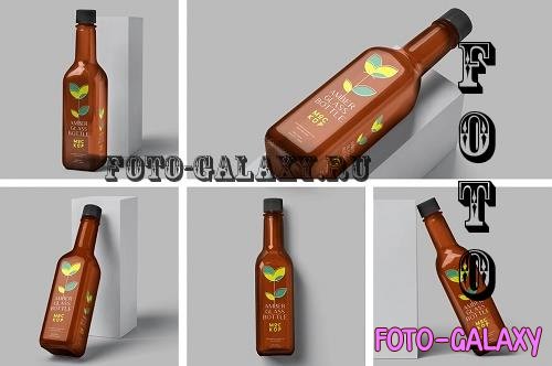 Amber Olive Oil Bottle Mockups - 6993999