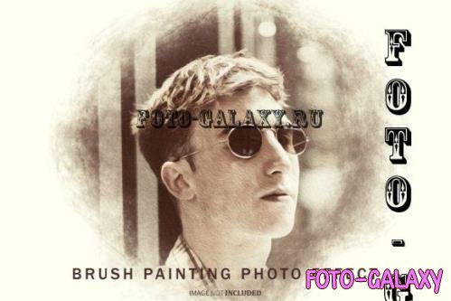 Brush Painting Photo Effect - PSD Effect