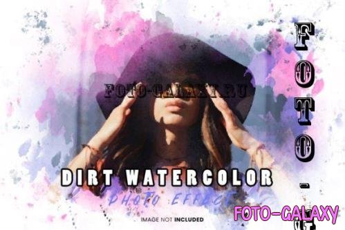 Dirt Watercolor Photo Effect