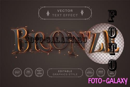 Bronze - Editable Text Effect - 7039019
