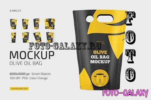 Olive Oil Bag Mockup Set - 7024516