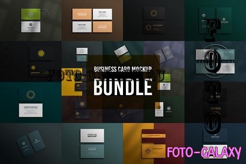 Business Card Mockups Bundle - 20 Premium Graphics