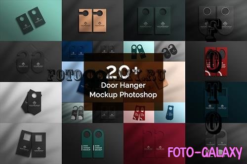 Door Hanger Mockup Photoshop Bundle - 22 Premium Graphics
