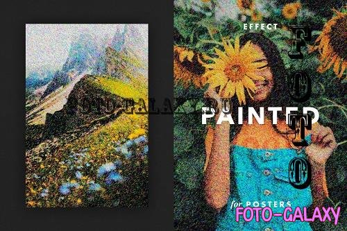 Painted Photo Effect for Posters - 7035871