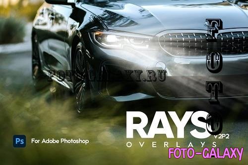 Rays - Ultra Realistic Overlays for Photoshop - HNLBARL