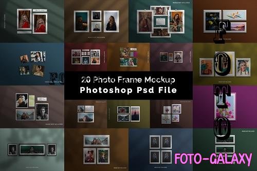 Photo Frame Mockup Bundle V2 - 20 Premium Graphics
