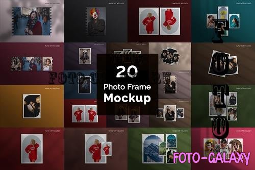 Photo Frame Mockup Bundle V3 - 20 Premium Graphics
