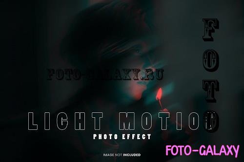 Light motion photo effect