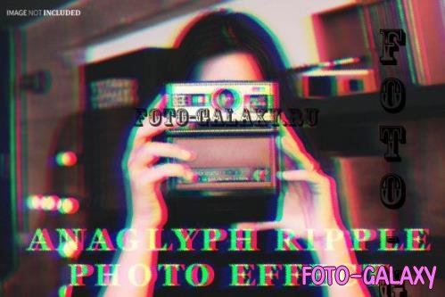 Anaglyph Ripple Photo Effect