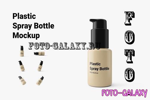 Small Plastic Spray Bottle Mockup - 7053713