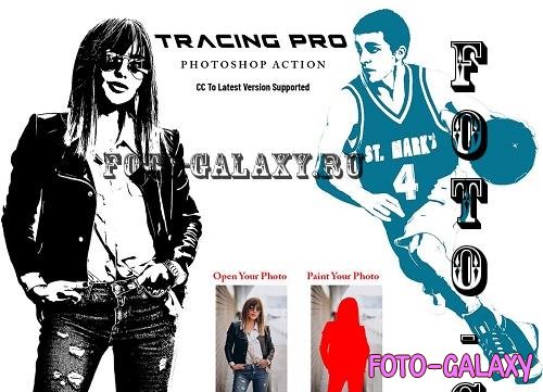 Tracing Pro Photoshop Action - 7077477
