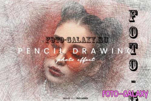 Pencil Drawing Photo Effect Psd 2