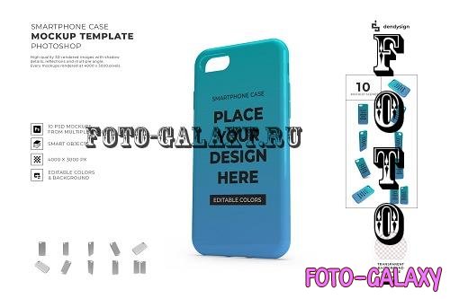 Smartphone Case Mockup Template Bundle - 1856321