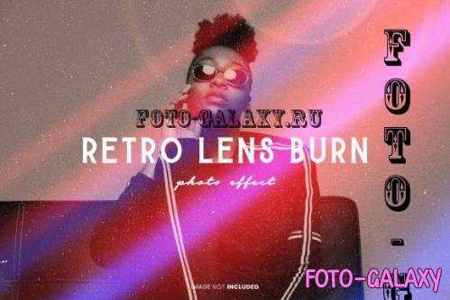 Retro Lens Burn Photo Effect