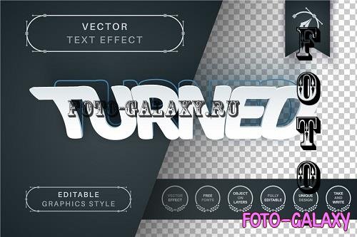 Turn Paper - Editable Text Effect - 7093455