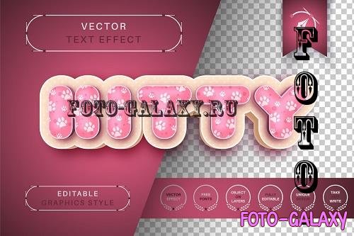 3D Kitty - Editable Text Effect - 7093470