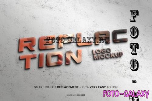Reflaction Logo Mockup Psd