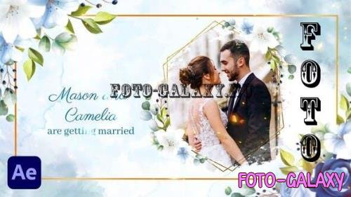 Videohive - Watercolor and Floral Wedding Invitation - 36778280