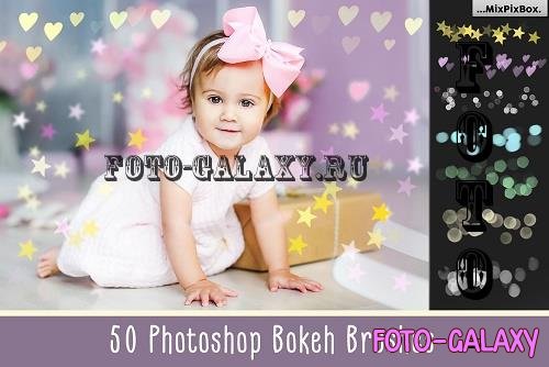 50 Bokeh Photoshop Brushes - 778982