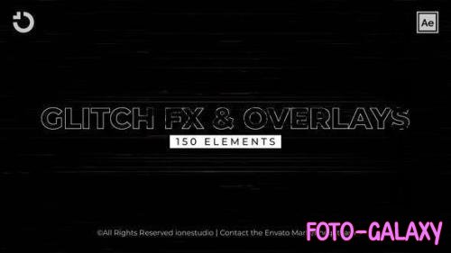 Videohive - 150+ Glitch FX&Overlays - 37061345