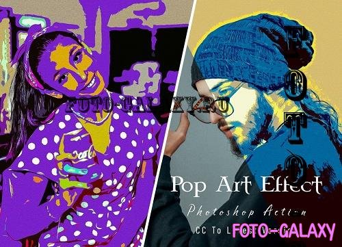 Pop Art Effect PS Action - 7125799
