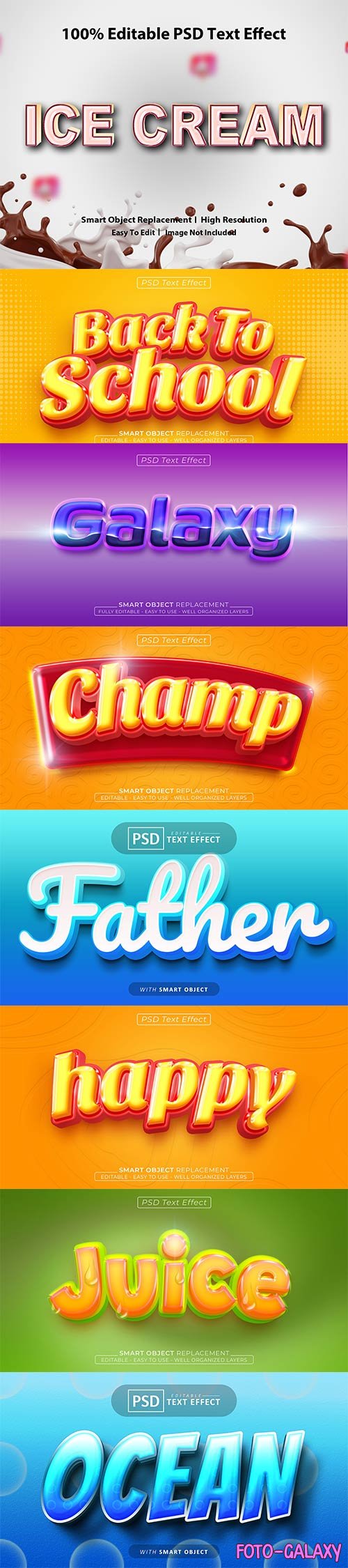 Psd text effect set vol 505