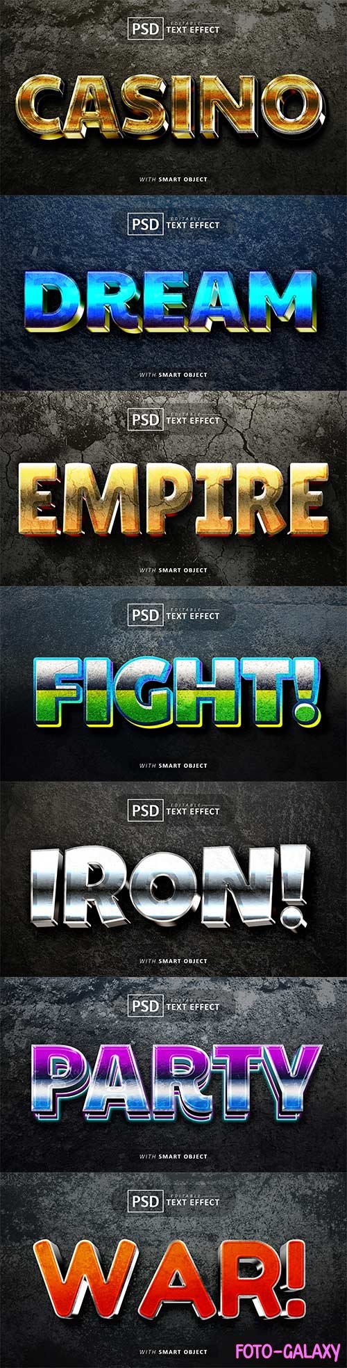 Psd text effect set vol 500