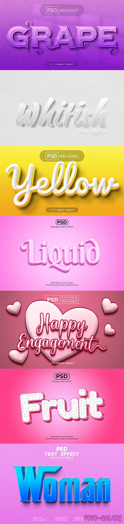 Psd text effect set vol 498