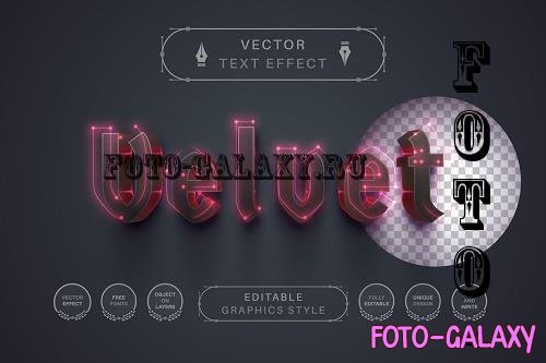 Velvet - Editable Text Effect - 7136654