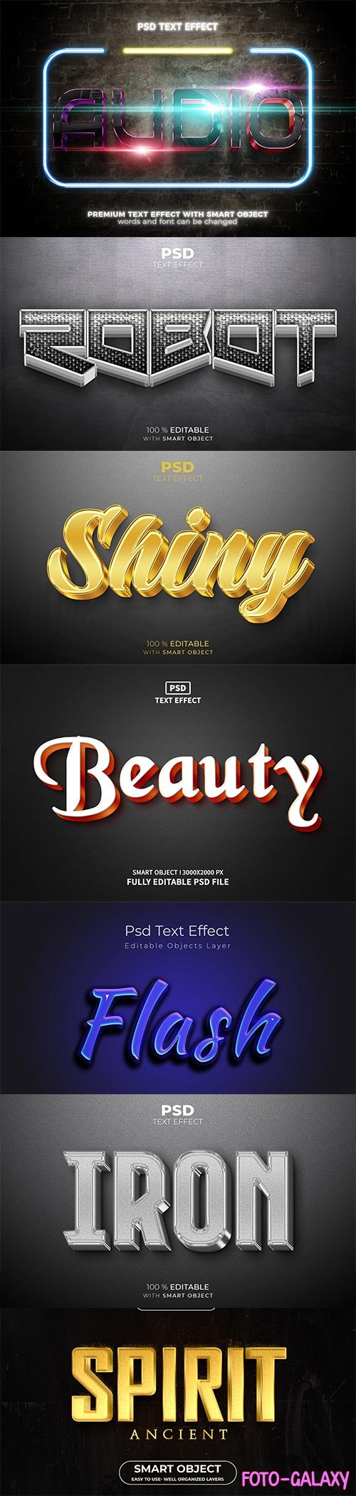 Psd text effect set vol 510