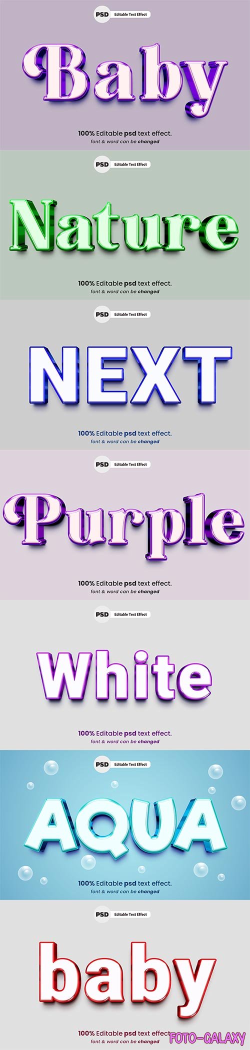 Psd text effect set vol 509