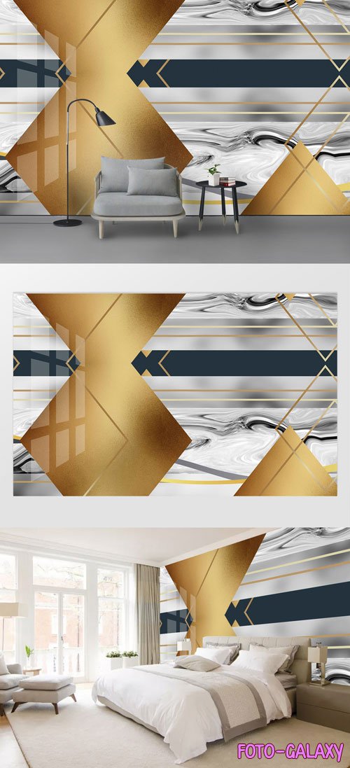 Geometric marble tile lines background wall vol 8