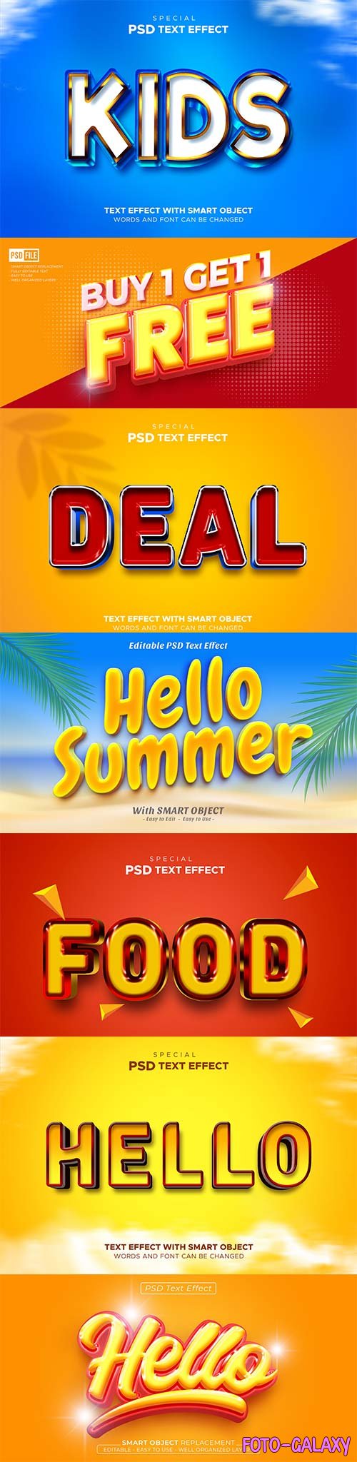 Psd text effect set vol 527