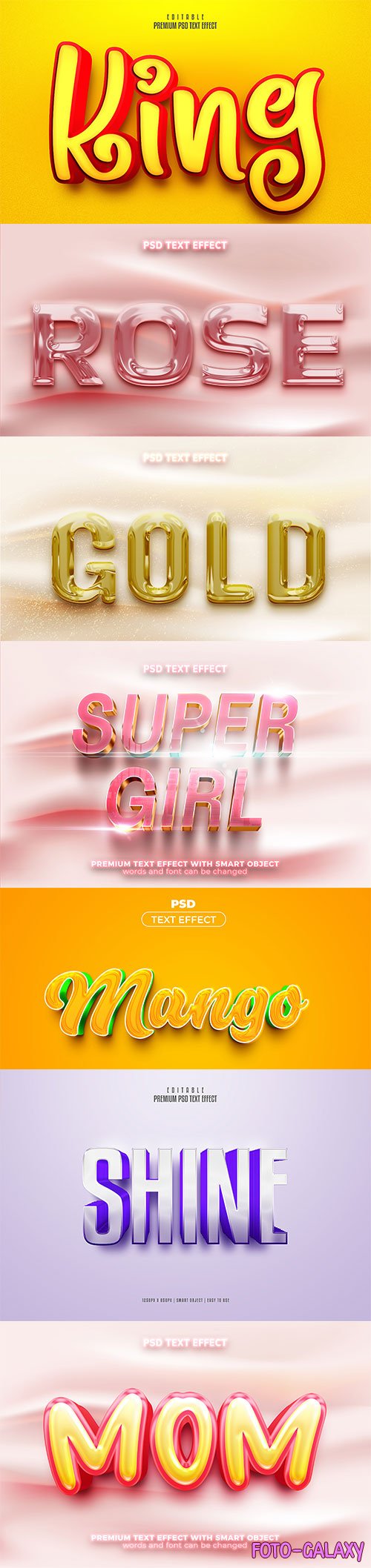 Psd text effect set vol 547