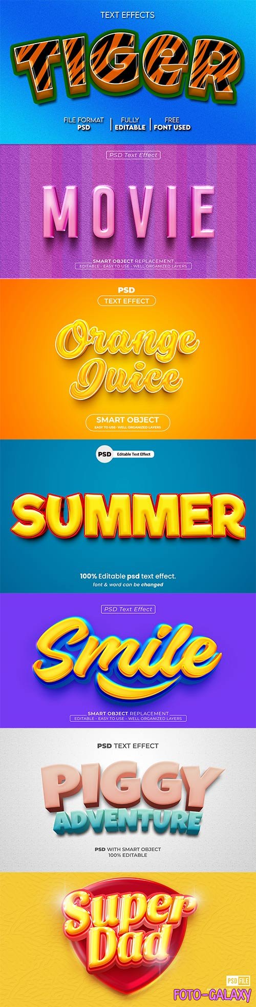 Psd text effect set vol 548