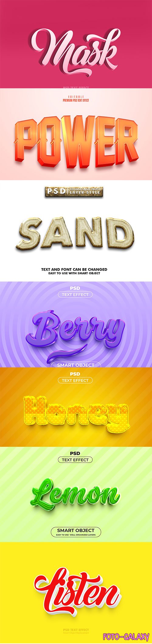 Psd text effect set vol 546