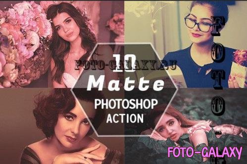 10 Matte Photoshop Action