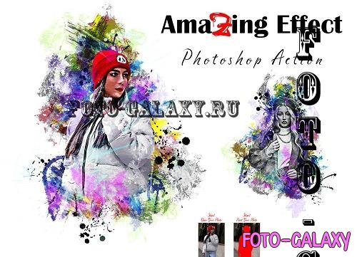 Amazing Effect Photoshop Action - 7157748