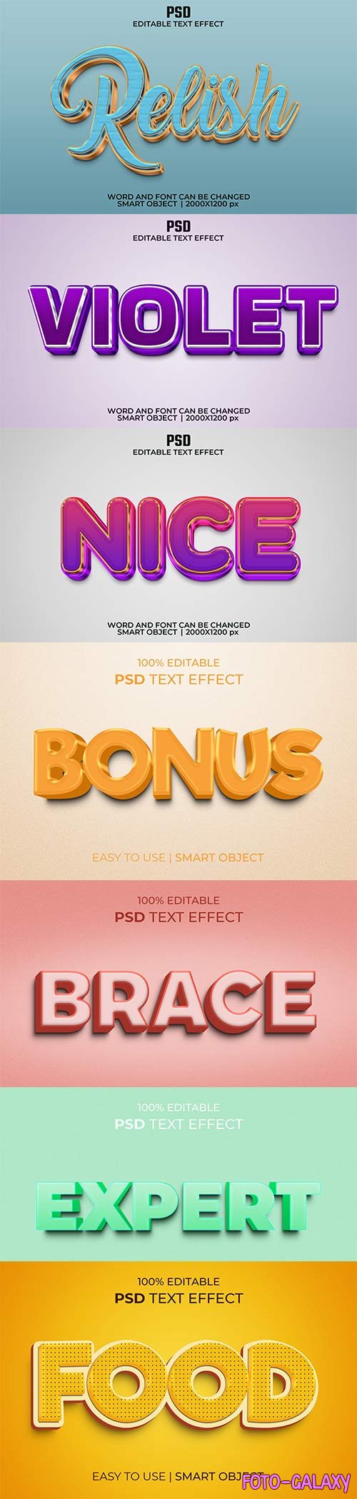 Psd text effect set vol 587