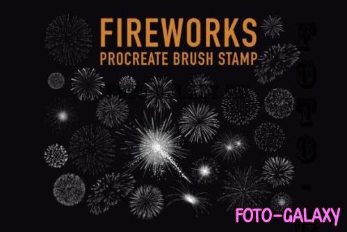 Fireworks Stamps Brushes for Procreate
