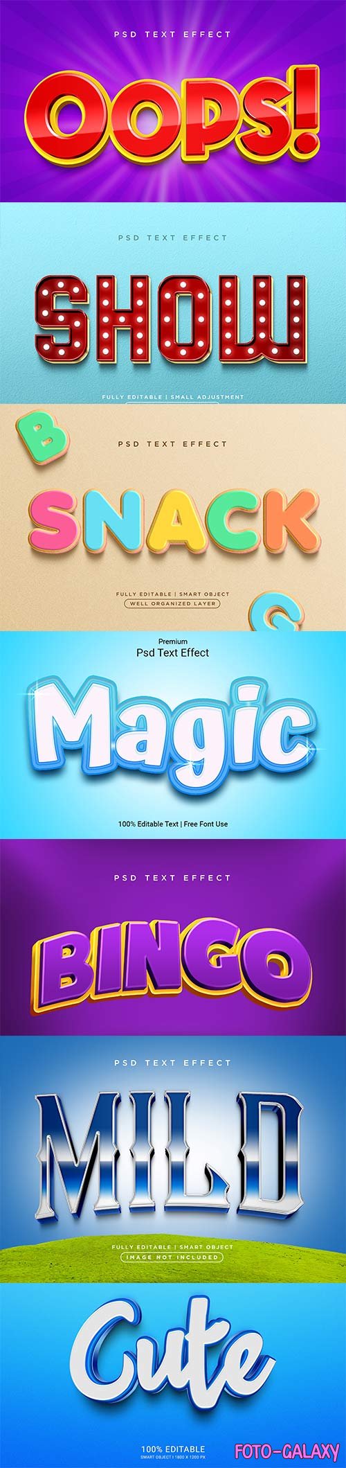 Psd text effect set vol 604