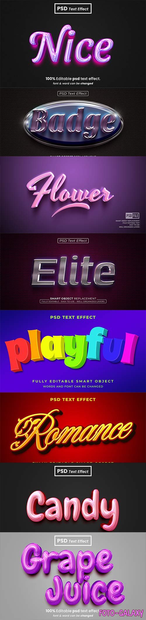 Psd text effect set vol 603