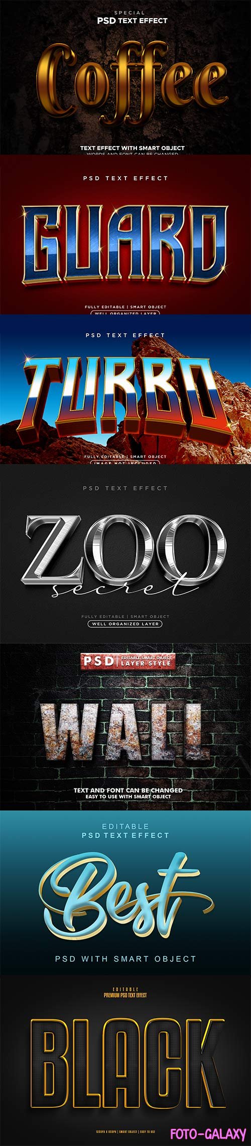 Psd text effect set vol 601