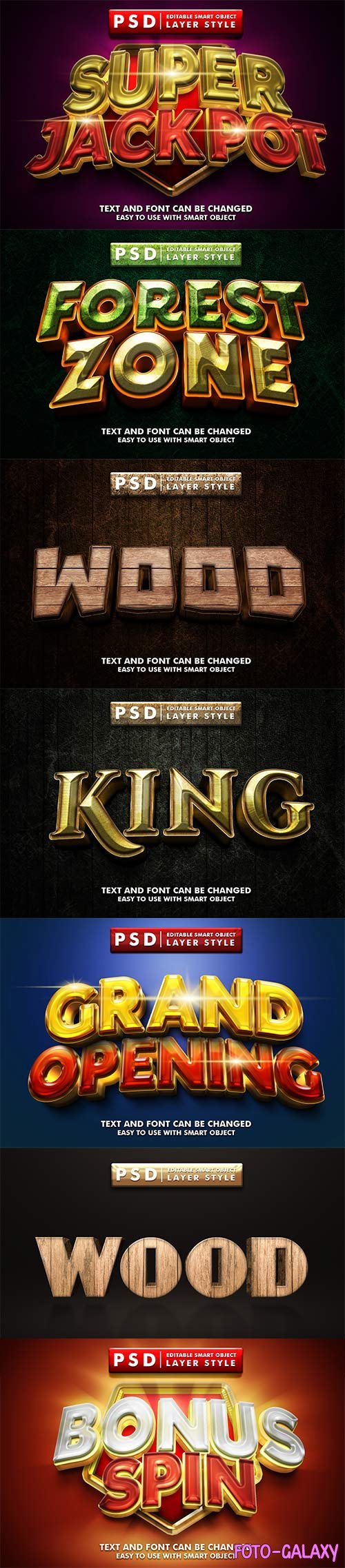 Psd text effect set vol 597