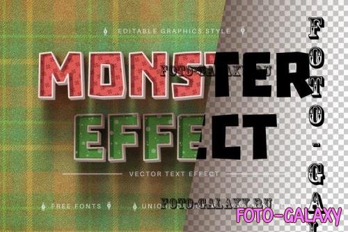 Monster - Editable Text Effect, Font Style - 7162104