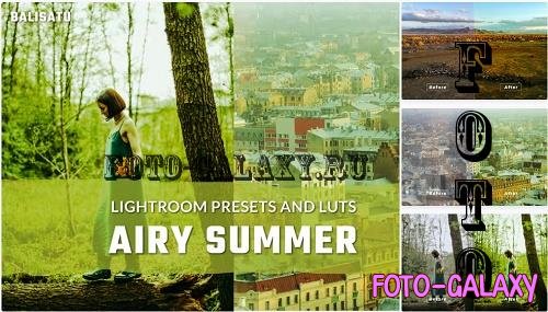Airy Summer LUTs and Lightroom Presets