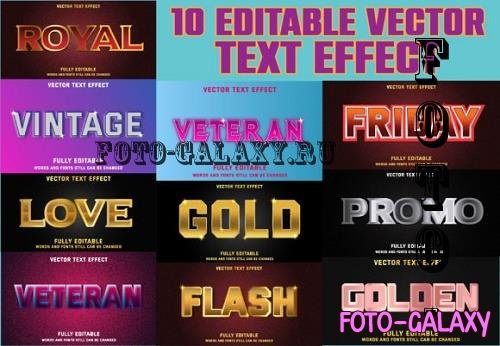 Editable Text Effect Bundle - 10 Layer Styles