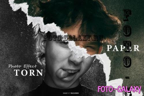 Torn Paper Photo Effect Psd 3