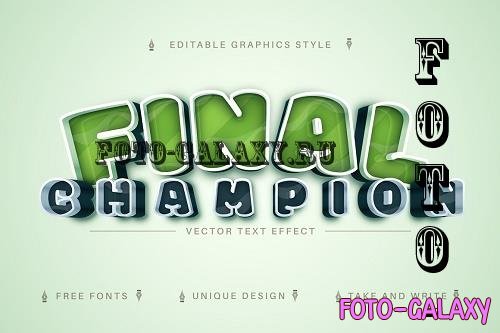 Champion - Editable Text Effect - 7124028