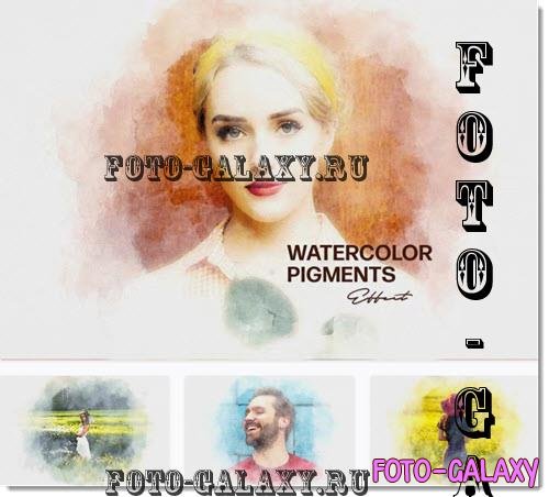 Watercolor Pigments Effect - 7225146